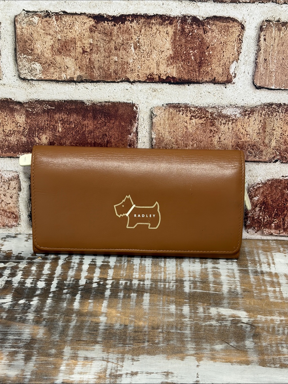 Radley London Large Flapover Snap Matinee Brown Long Wallet